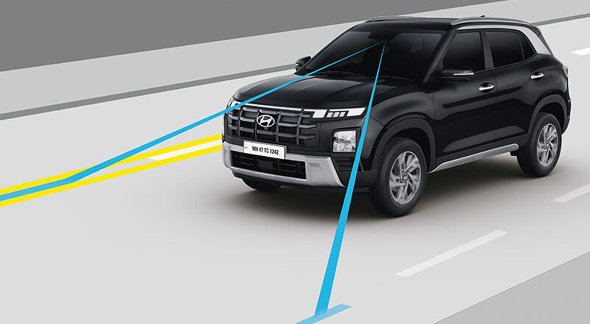 Hệ thống hỗ trợ giữ và duy trì làn đường LKA & LFA Hyundai Creta