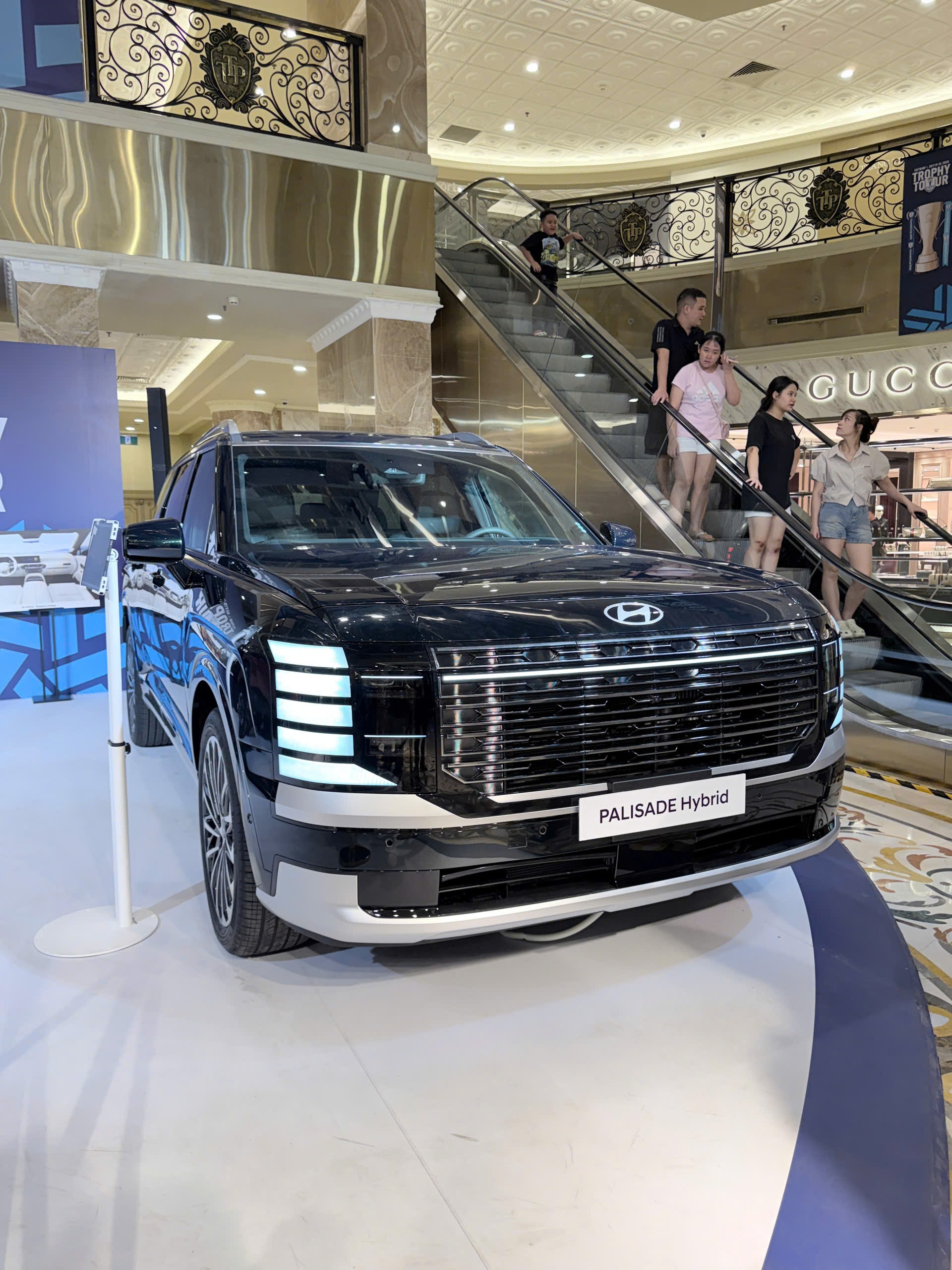 Khoang nội thất Hyundai All New Palisade Hybrid 2026 trong ảnh tài liệu dự án