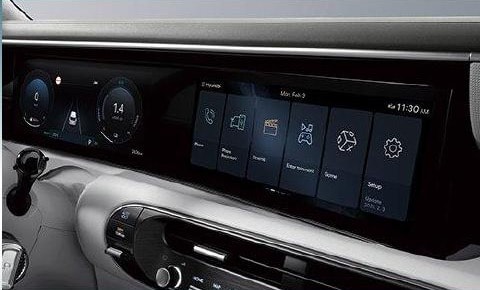 Màn hình cong toàn cảnh Hyundai All-new Palisade Hybrid 2026