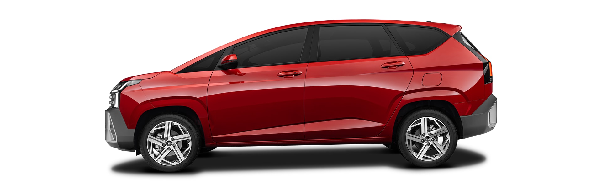 Bên hông Hyundai Stargazer với thiết kế MPV hiện đại